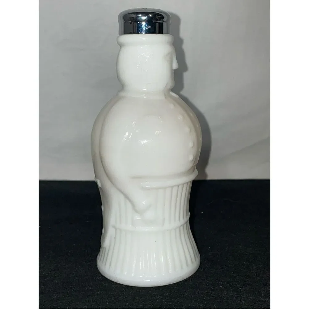 Vintage milk glass shaker